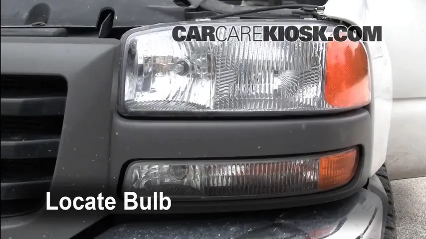 2003 GMC Sierra 1500 WT 4.8L V8 Lights Daytime Running Light (replace bulb)